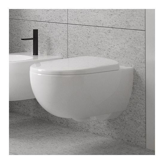 Készlet beépíthető keret Geberit Duofix 111.320.00.6, WC csésze lassú záródású ülőkével Geberit Selnova Premium 502.793.00.1, 111.815.00.1, 156.050.00.1