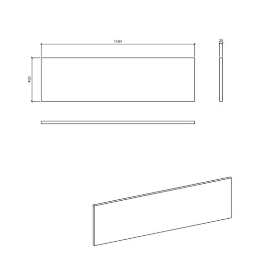 Készlet pult Comad Nova Black NOVA BLACK B 89-140, szekrény Comad Nova Oak NOVA OAK A 82-60-2D, NOVA OAK A 81-20-1D(W81-01A)