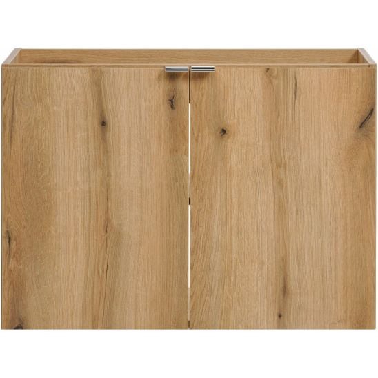 Készlet szekrény Comad Nova Oak NOVA OAK A 82-80-2D, mosdótál Comad Dance White CFP-8009DANCE80DP