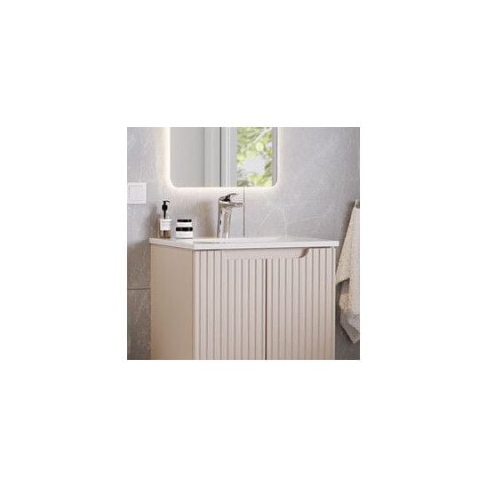 Készlet szekrény Comad Nova Cashmere NOVA CASHMERE 82-60-2D, mosdótál Comad Sky 3 SKY 3 60CM DP (E-8099-3-60)