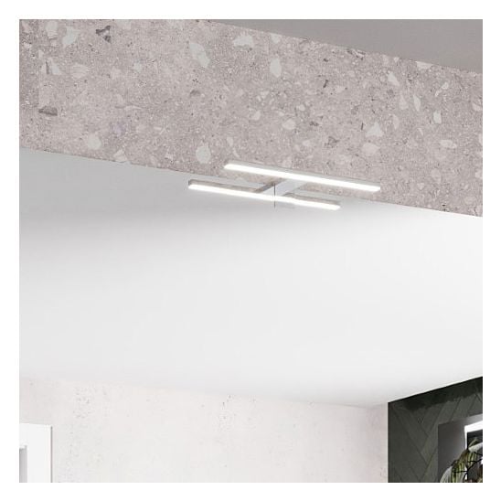 Készlet szekrény Comad Iconic White ICONIC WHITE 80-01-D-2D, szekrény Comad Iconic White ICONIC WHITE 82-60-D-1S, SKY 60/DP-8099, LUSTRO JULIET 60, JULIET CHROM LAMPKA LED 30