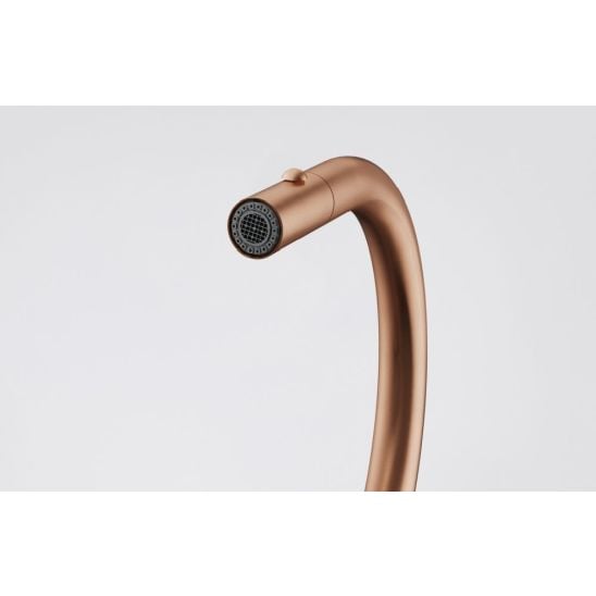 Készlet konyhai csaptelep Franke Mythos Masterpiece Pull-Out Spray 115.0711.557, folyadékadagoló Franke Atlas 112.0717.104