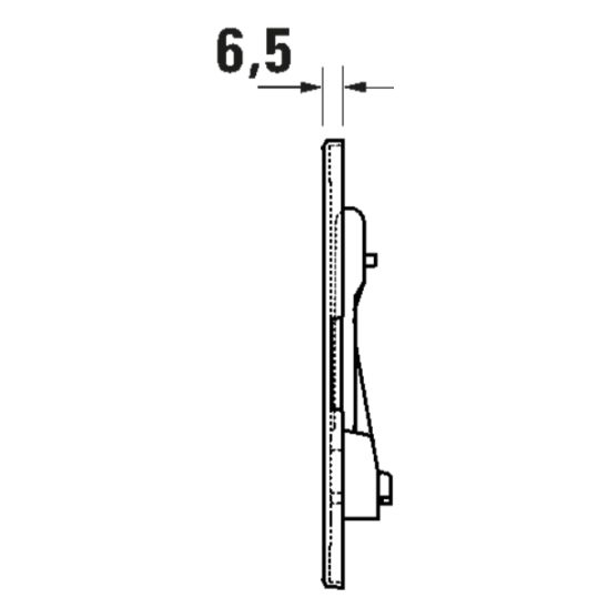 Készlet WC csésze Duravit D-Neo 25880900001, beépíthető keret Duravit DuraSystem WD1029000000, 0021690000, WD5010011000