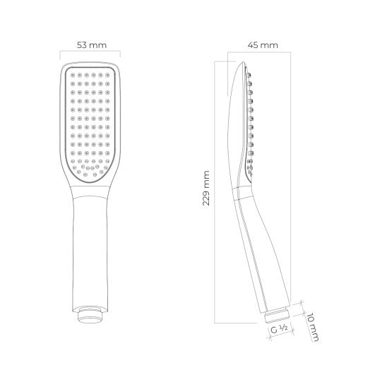 Készlet zuhanycsaptelep Oltens Hadsel 33106300, szögcsatlakozás Oltens Skar 39306300, 37200300, 37111300