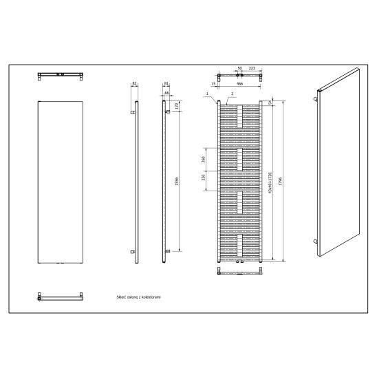 Készlet elektromos fűtés Luxrad V-line Elektro VLI18005009005MATERG, elektromos fűtőpatron Luxrad GLX GLX800CZ