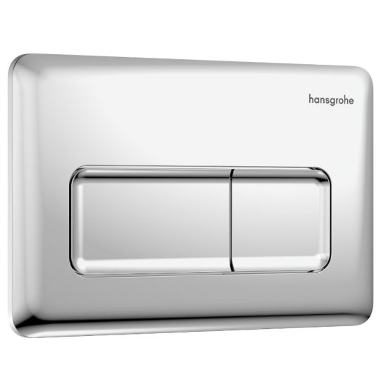 Készlet WC csésze lassú záródású ülőkével Hansgrohe EluPura Q 60293450, beépíthető keret Hansgrohe iFrame universal 01022180, 66001000