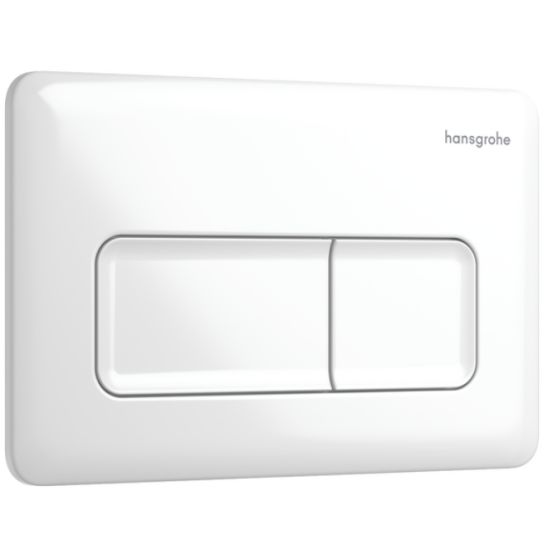 Készlet WC csésze lassú záródású ülőkével Hansgrohe EluPura Q 60293450, beépíthető keret Hansgrohe iFrame universal 01022180, 66001450