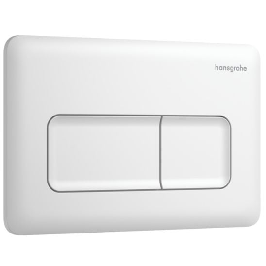 Készlet WC csésze lassú záródású ülőkével Hansgrohe EluPura Q 60293450, beépíthető keret Hansgrohe iFrame universal 01022180, 66001700