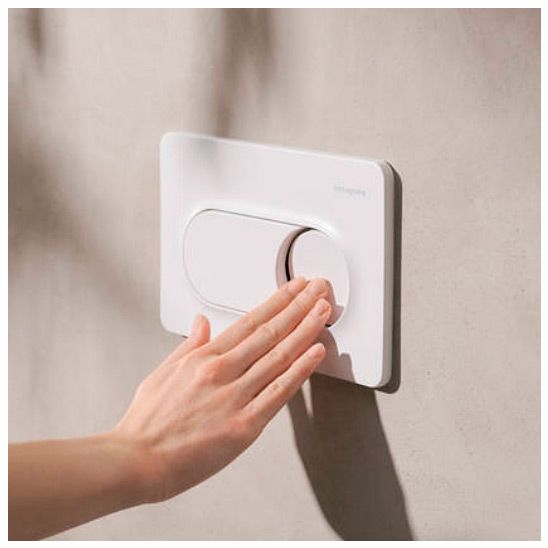 Készlet WC csésze Hansgrohe EluPura S 60193450, beépíthető keret Hansgrohe iFrame universal 01022180, 60148450, 66002700