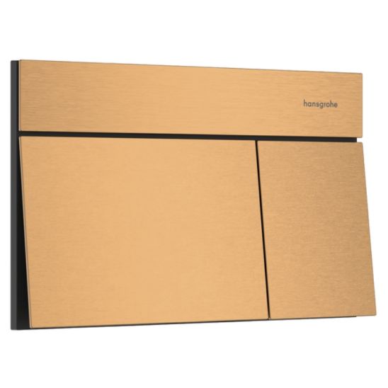 Készlet öblítő gomb Hansgrohe Element E 66003140, WC csésze Hansgrohe EluPura S 60193450, 01022180, 60148450