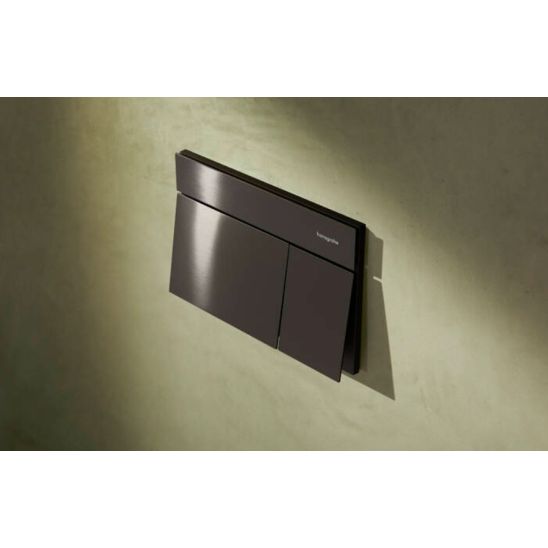 Készlet öblítő gomb Hansgrohe Element E 66003340, WC csésze Hansgrohe EluPura S 60193450, 01022180, 60148450
