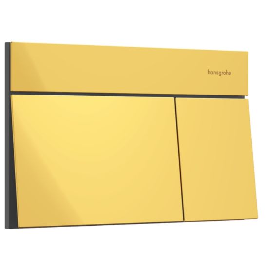 Készlet WC csésze Hansgrohe EluPura S 60343450, öblítő gomb Hansgrohe Element E 66003990, 01022180, 60148450