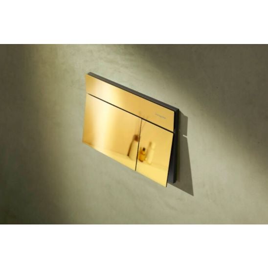 Készlet WC csésze Hansgrohe EluPura S 60343450, öblítő gomb Hansgrohe Element E 66003990, 01022180, 60148450