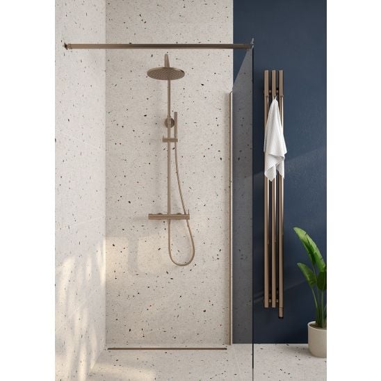 Készlet zuhany készlet Oltens Molle 36504610, kifolyócső csaptelep Oltens Numa 39106610