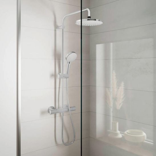 Készlet zuhany készlet Hansgrohe Vernis Blend 26089000, mosdócsaptelep Hansgrohe Vernis Blend 71580000