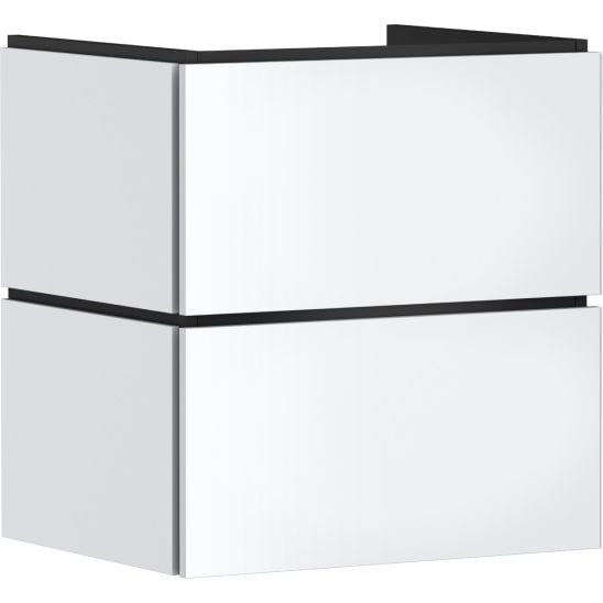 Készlet szekrény Hansgrohe Xilesa E 54293700, mosdótál Hansgrohe Xelu Q 60317450