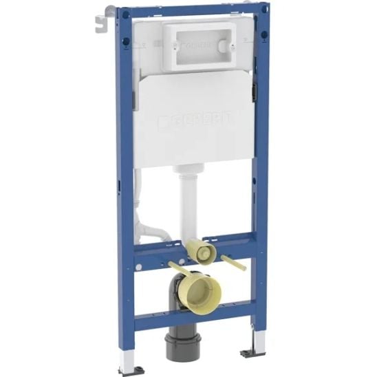 Készlet WC csésze Geberit Smyle 500.379.01.1, beépíthető keret Geberit Duofix 111.170.00.2, 500.240.01.1