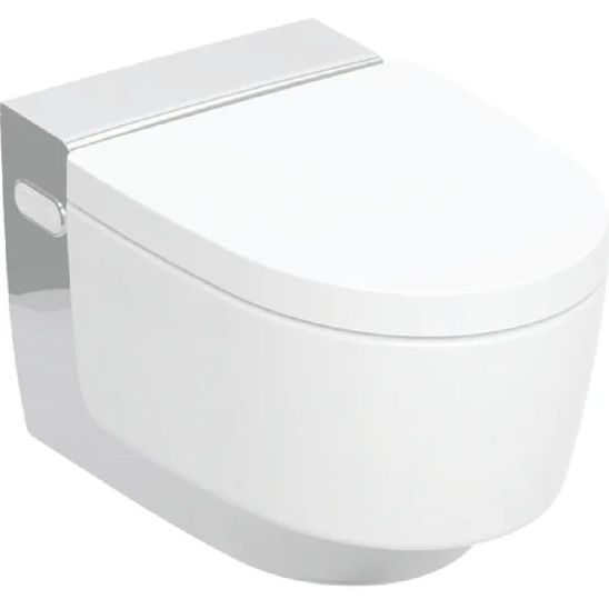 Készlet bidéfunkciós WC Geberit AquaClean Mera Classic 146.200.21.1, beépíthető keret Geberit Duofix 111.320.00.6