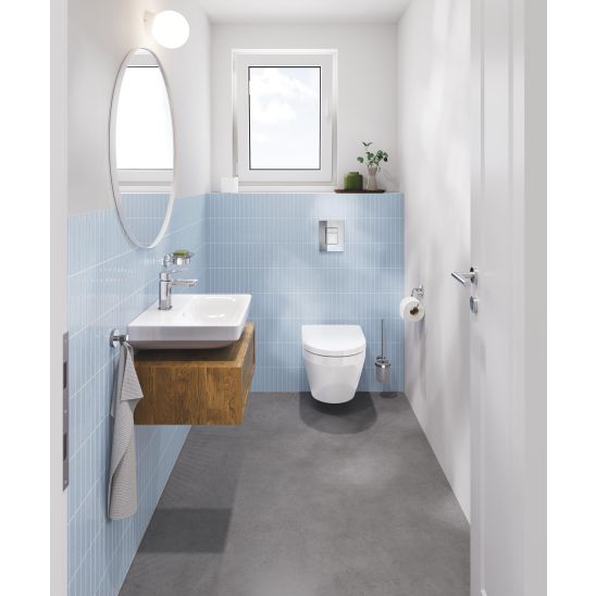 Készlet WC csésze lassú záródású ülőkével Grohe Euro Ceramic 102509SH00, beépíthető keret Grohe Solido 38971000, 38732SH0