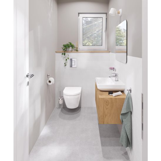 Készlet WC csésze lassú záródású ülőkével Grohe Euro Ceramic 102509SH00, beépíthető keret Grohe Solido 38971000, 38732SH0