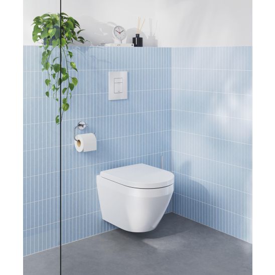 Készlet WC csésze lassú záródású ülőkével Grohe Euro Ceramic 102509SH00, beépíthető keret Grohe Solido 38971000, 38732SH0