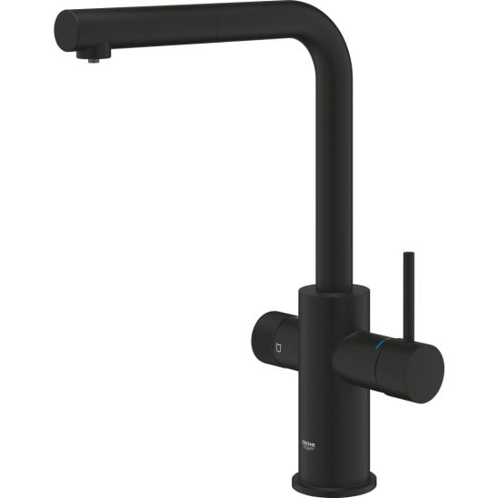 Készlet konyhai csaptelep Grohe Blue Pure Minta 30590KF0, mosogató alatti szűrő Grohe Blue 40875000