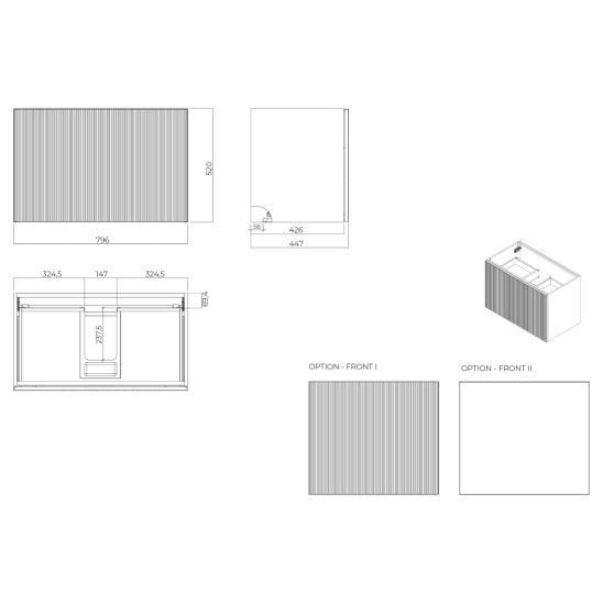Készlet mosdótál Oltens Stila 40001000, szekrény Oltens Lun 60033300