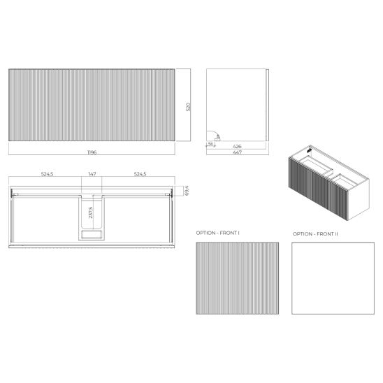 Készlet mosdótál Oltens Stila 40205900, szekrény Oltens Lun 60035300
