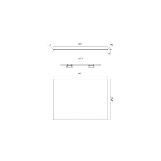 Készlet szekrény Oltens Lun 60032060, szekrény feletti pult Oltens Lun 63024000