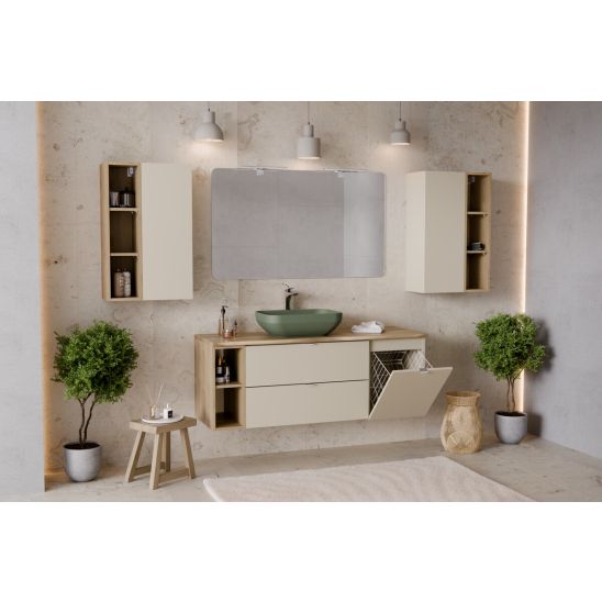 Készlet szekrény Comad Aster Green ASTER GREEN 82-60-46-2S, szekrény feletti pult Comad Nordic Cremona CREMONA 89-80-46 M, CREMONA UN 81-20-44