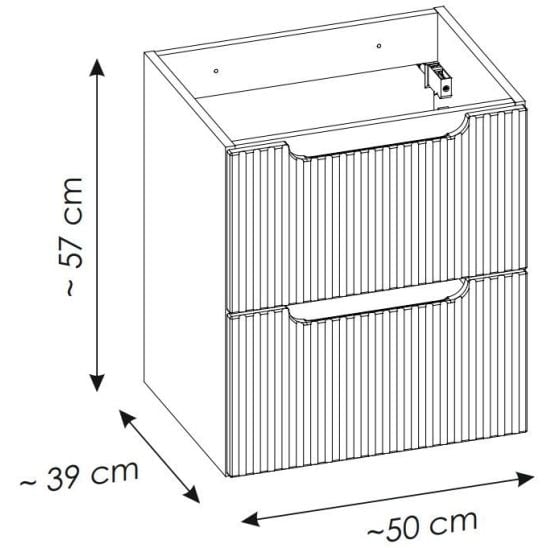 Készlet szekrény Comad Nova Coast Evoke NOVA COAST EVOKE 82-50-40-2S, szekrény Comad Nova Coast Evoke NOVA COAST EVOKE 80-30-2D, UN-GAJA35-SW 78570A(35), NOVA OAK A 89-50