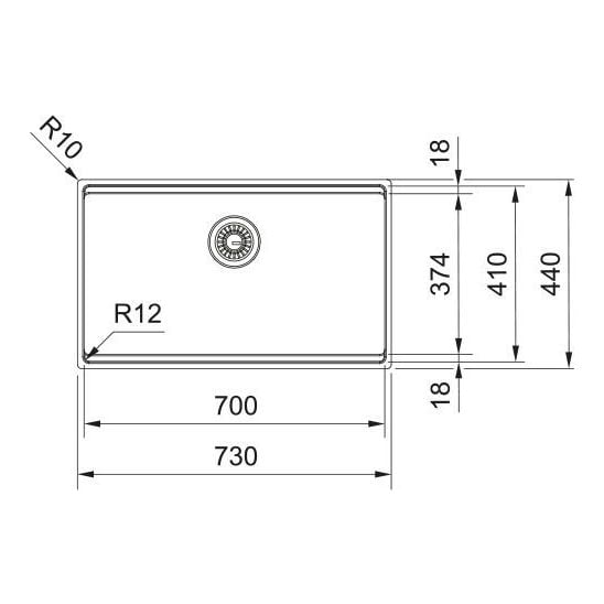 Készlet acél mosogató Franke Box 127.0749.859, konyhai csaptelep Franke Smart Glenda 115.0747.475