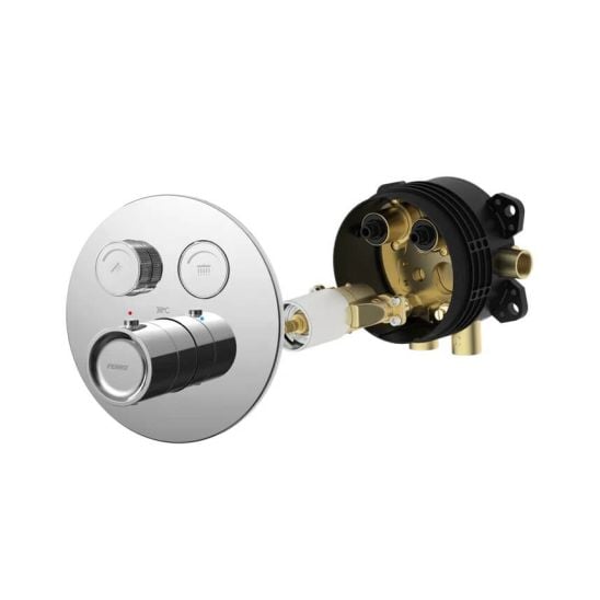 Készlet kád és zuhany csaptelep Ferro BFBOX, fejzuhany Ferro Nostris DSN99, RN350, S99, PKN14, W40