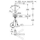 Készlet konyhai csaptelep Grohe Minta 32168000, tectonite mosogató Franke Orion 114.0286.447