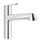 Készlet konyhai csaptelep Grohe Eurodisc Cosmopolitan 32257002, tectonite mosogató Franke Orion 114.0286.447