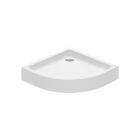 Set zuhanykabin Cersanit Arteco S157-001, félkör alakú zuhanytálca Cersanit Tako S204-003