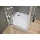 Set zuhanykabin Cersanit Arteco S157-010, négyzet alakú zuhanytálca Cersanit Tako S204-012