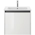 Készlet szekrény Duravit L-Cube LC624002222, mosdótál Duravit ME by Starck 2336630000