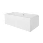 Készlet egyenes kád Besco Quadro #WAQ-155-PK, kád burkolat Besco Quadro #OAQ-155-PK