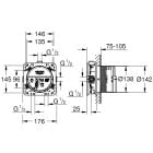 Készlet fejzuhany karral Grohe Rainshower 26066AL0, kád és zuhany csaptelep Grohe Grohtherm SmartControl 29119AL0, 26574AL0, 27057AL0, 35600000, 27074AL0, 28362A00