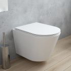 Készlet beépíthető keret Tece Base 9400407, WC csésze Oltens Jog 42001000, 45102000, 9.240.400