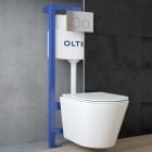 Készlet WC csésze Oltens Vernal 42502000, beépíthető keret Oltens Triberg 50001000, 45104000, 57104300, 49301000