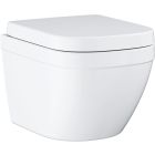 Zestaw Grohe Solido stelaż podtynkowy WC z przyciskiem Even chrom i miska WC wisząca z deską biała (39930000, 3920600H, 39331001)