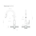 Készlet acél mosogató Grohe K700 31726SD0, konyhai csaptelep Oltens Lista 35202100