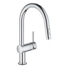 Készlet konyhai csaptelep Grohe Minta 31358002, gránit mosogató Grohe K700 31654AP0