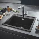 Készlet gránit mosogató Grohe K700 31651AP0, konyhai csaptelep Grohe Start 30470DC0