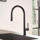 Készlet konyhai csaptelep Hansgrohe Talis M54 72801670, acél mosogató Hansgrohe S 71 43428800, 43921800