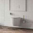 Készlet beépíthető keret Geberit Duofix 111.170.00.2, WC csésze lassú záródású ülőkével Omnires Ottawa OTTAWAMWBP