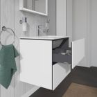 Készlet szekrény Duravit L-Cube LC624002222, mosdótál Duravit ME by Starck 2336630000