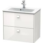 Készlet szekrény Duravit Brioso BR411002222, mosdótál Duravit ME by Starck 2342630000